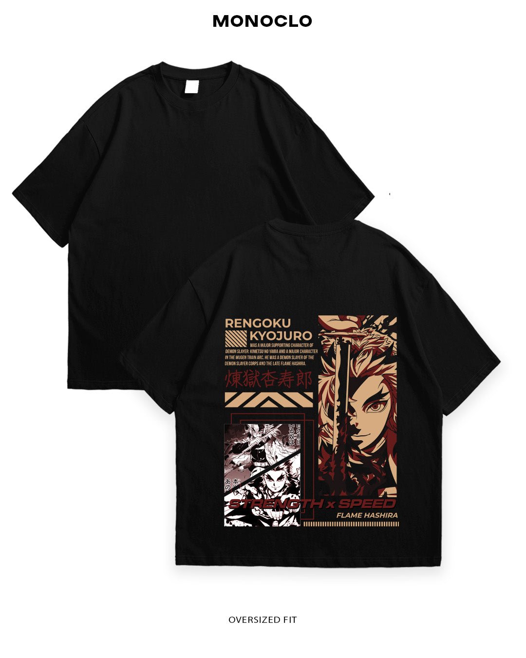 Футболка Monoclo Rengoku Kyojuro - MONOCLO UA
