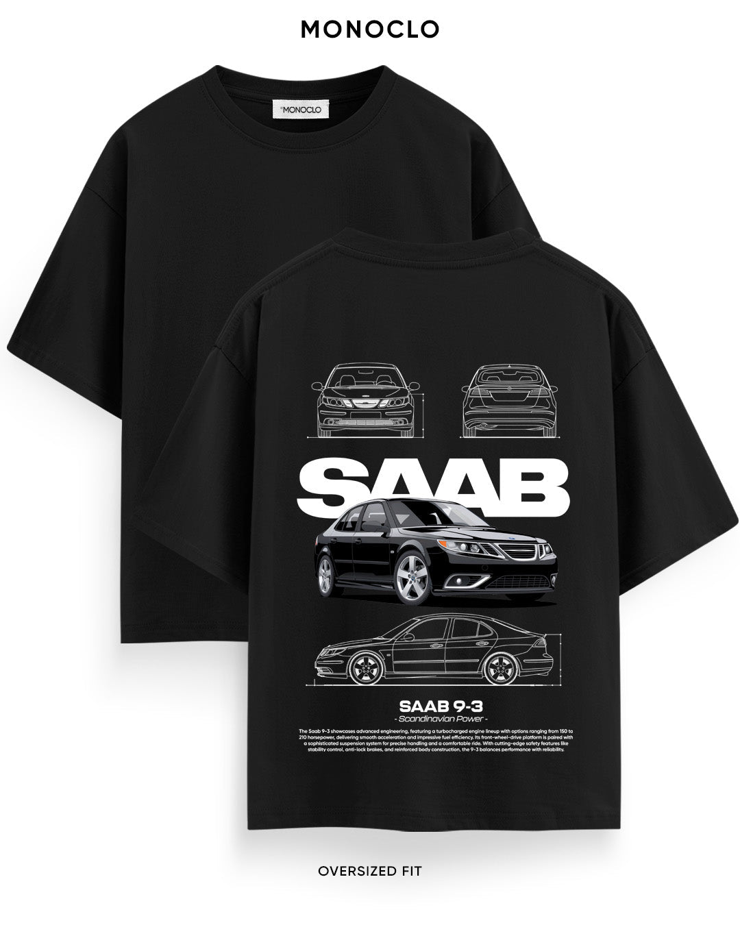 Футболка Monoclo Saab 9 - 3 - MONOCLO UA