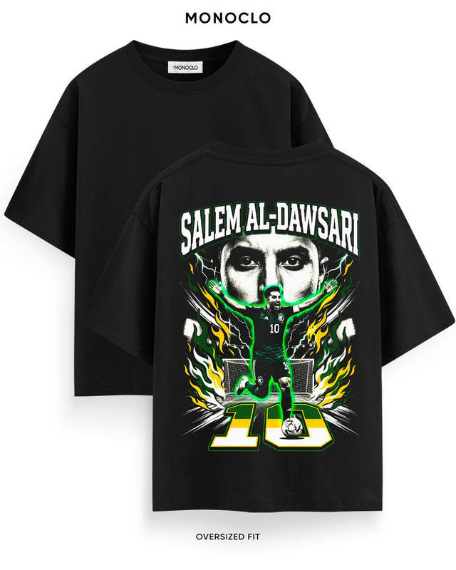 Футболка Monoclo Salem Al-Dawsari #10 Saudi Arabia Green Falcons