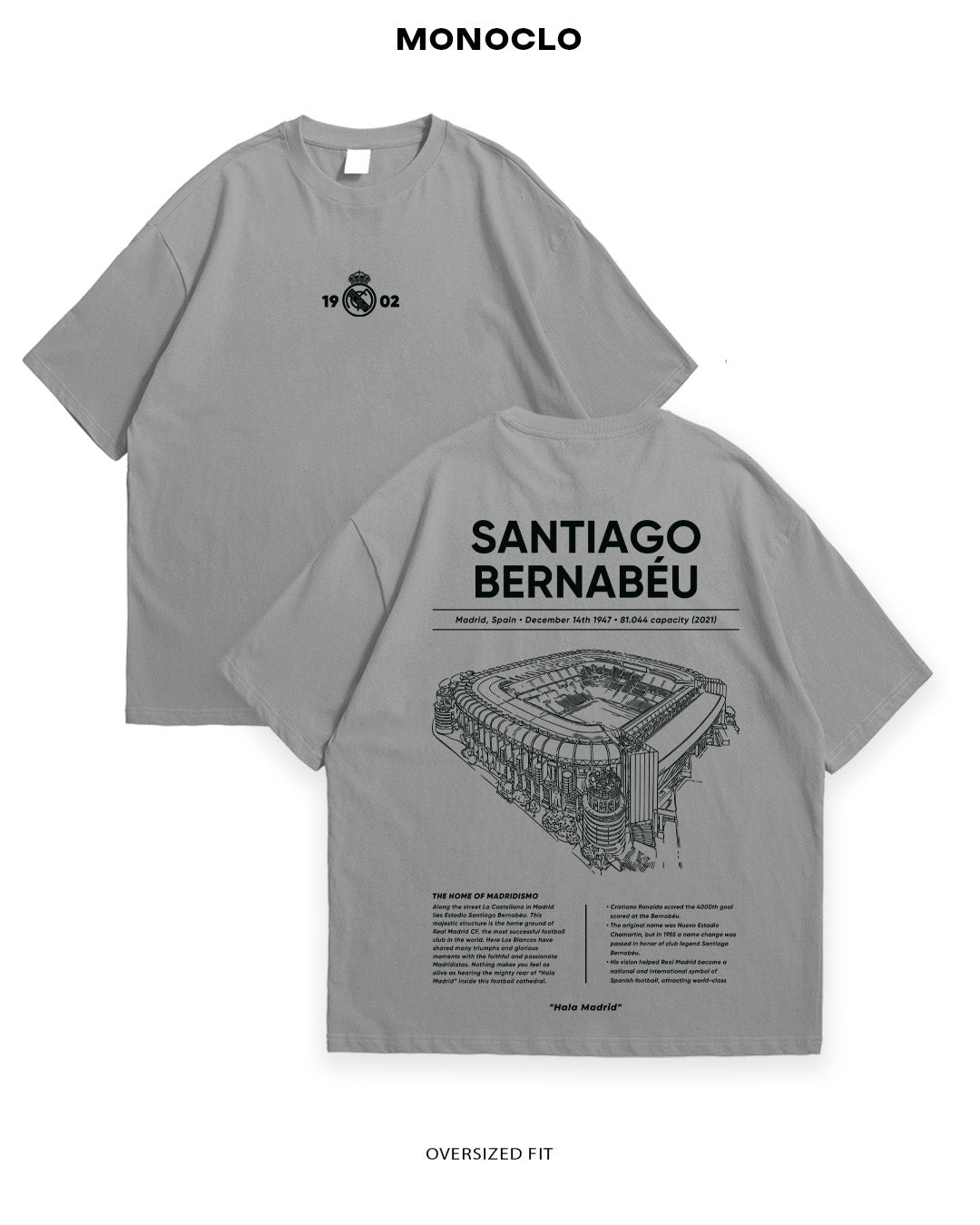 Футболка Monoclo Santiago Bernabeu - MONOCLO UA