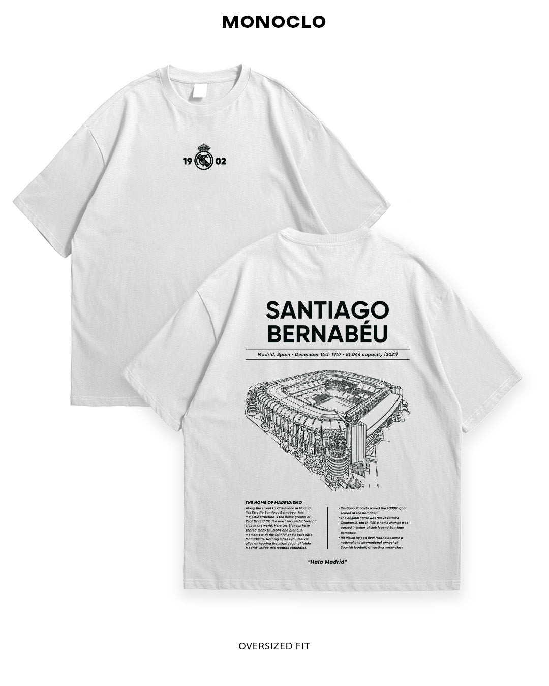 Футболка Monoclo Santiago Bernabeu - MONOCLO UA