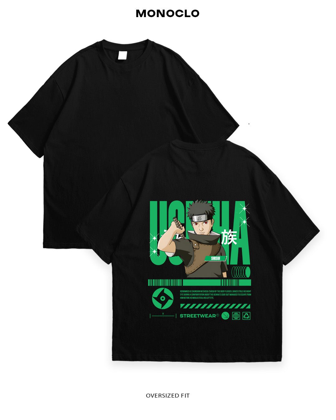 Футболка Monoclo Shisui Uchiha - MONOCLO UA