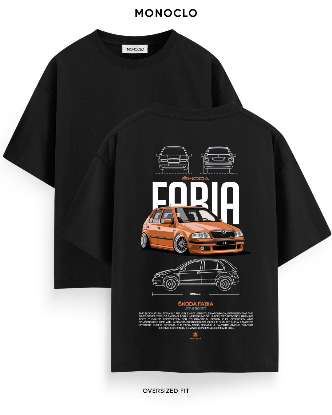 Футболка Monoclo Skoda Fabia - MONOCLO UA