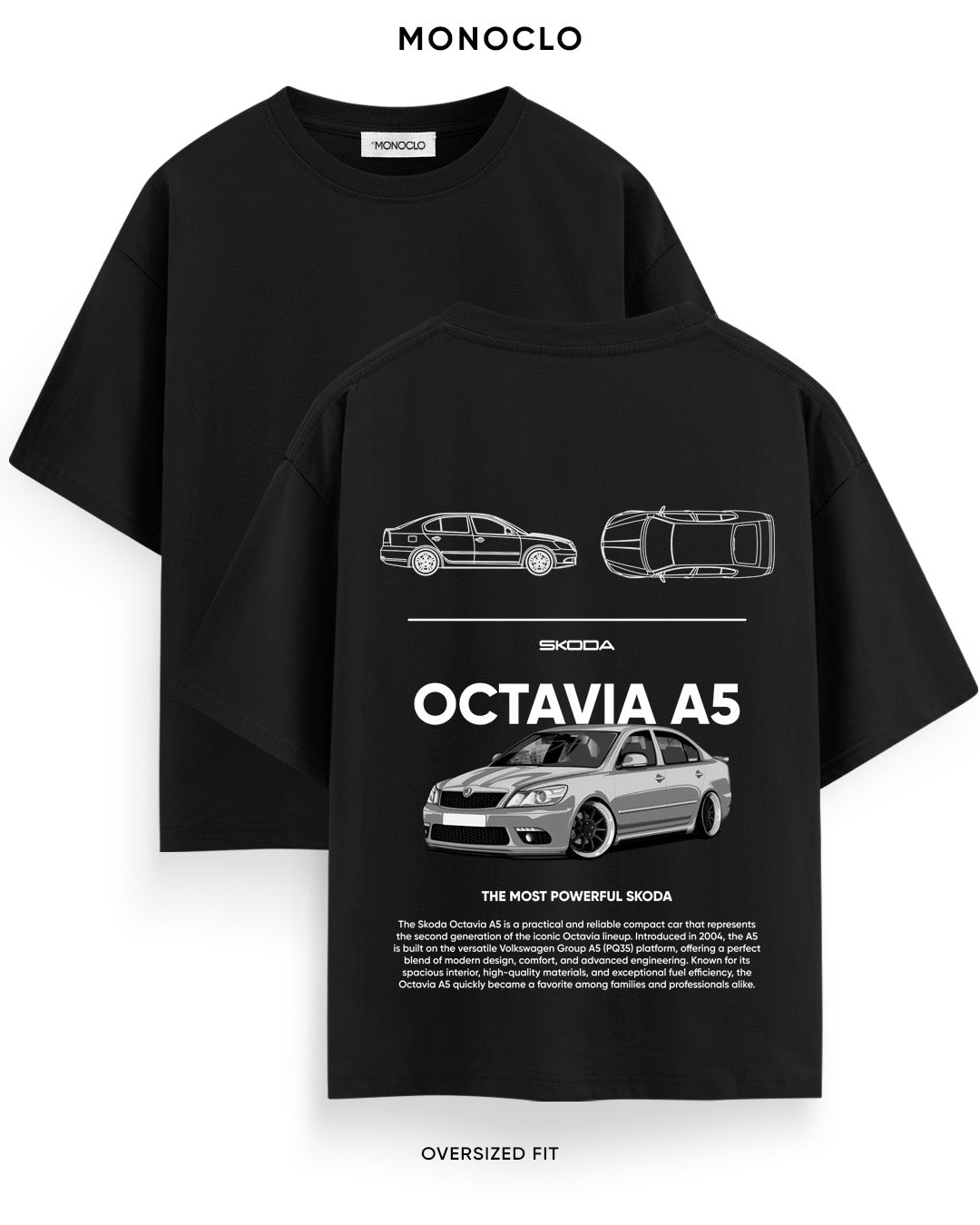 Футболка Monoclo Skoda Octavia A5 - MONOCLO UA