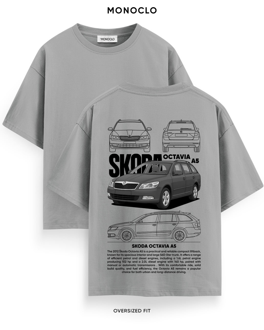 Футболка Monoclo Skoda Octavia A5 - MONOCLO UA