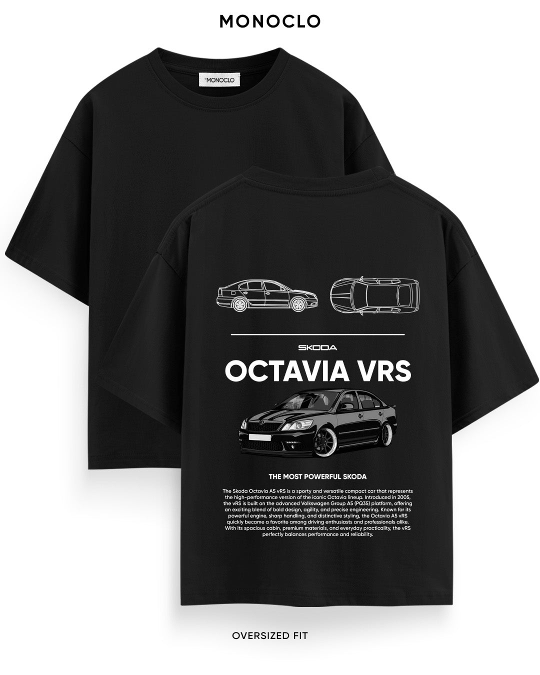 Футболка Monoclo Skoda Octavia vRS - MONOCLO UA
