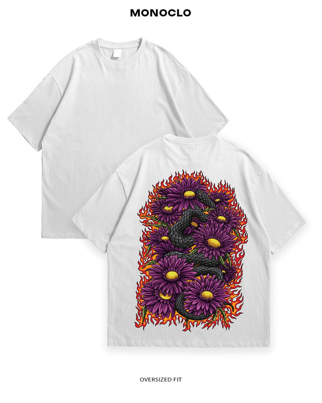 Футболка Monoclo Snake & Flowers - MONOCLO UA