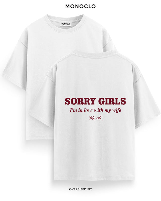 Футболка Monoclo Sorry Girls I'm In Love With My Wife