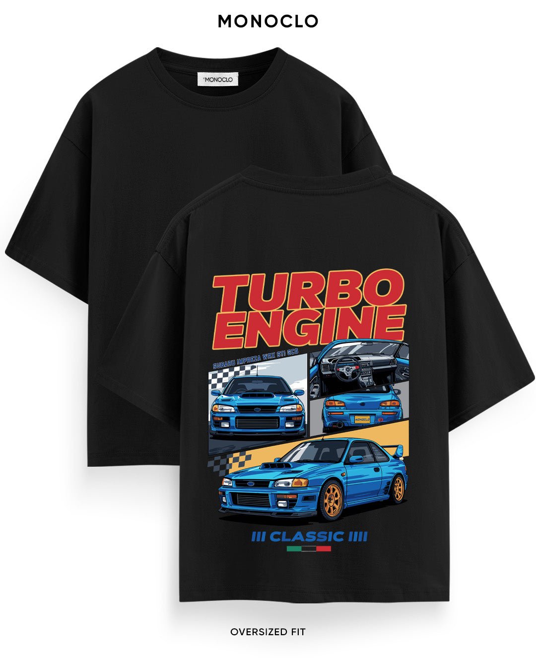 Футболка Monoclo Subaru Impreza WRX STI GC8 - MONOCLO UA