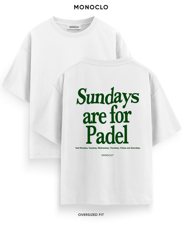 Футболка Monoclo Sundays are for Padel