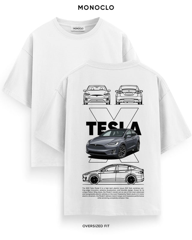 Футболка Monoclo Tesla Model X