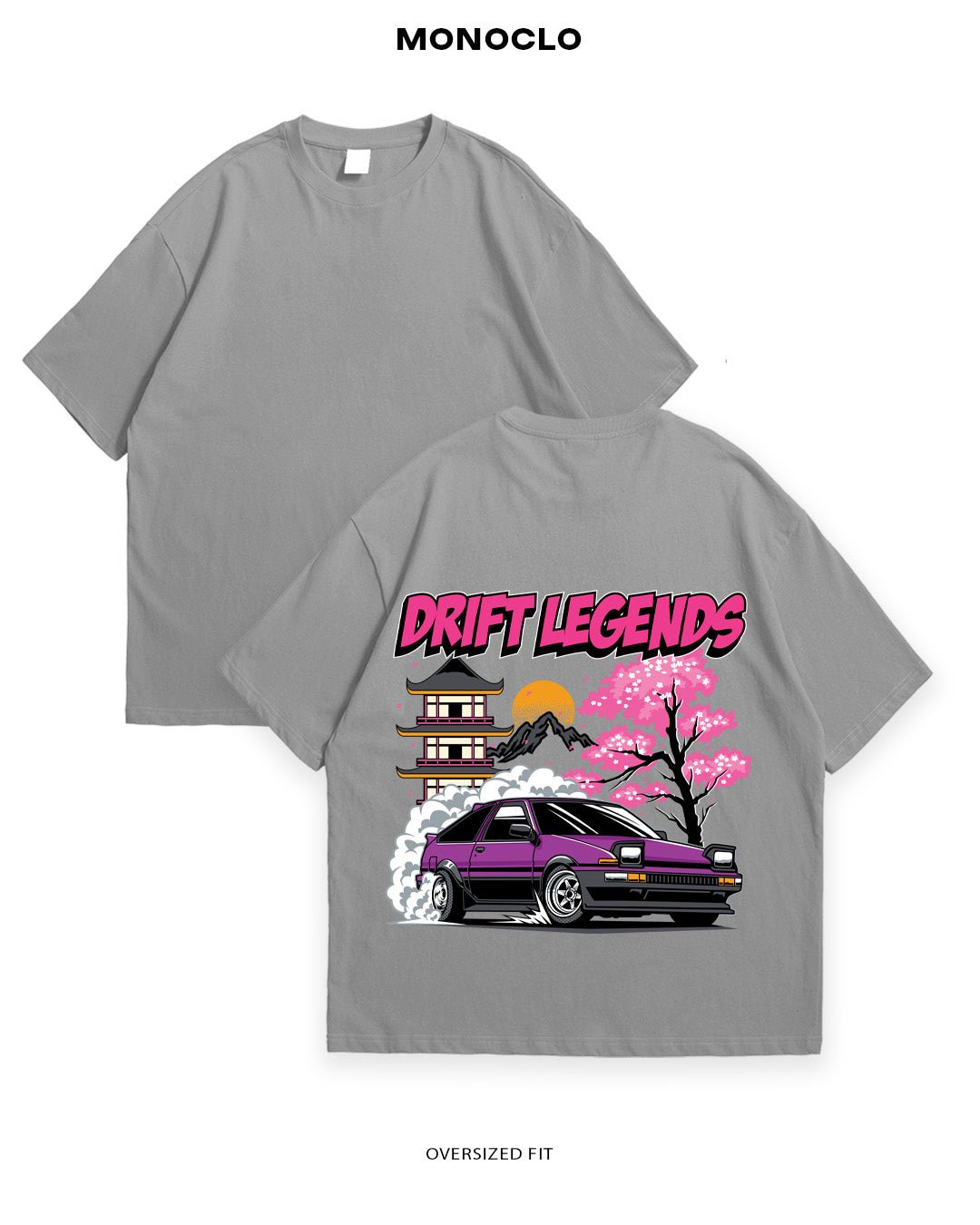 Футболка Monoclo Toyota Drift Legends AE86 Sakuraa - MONOCLO UA