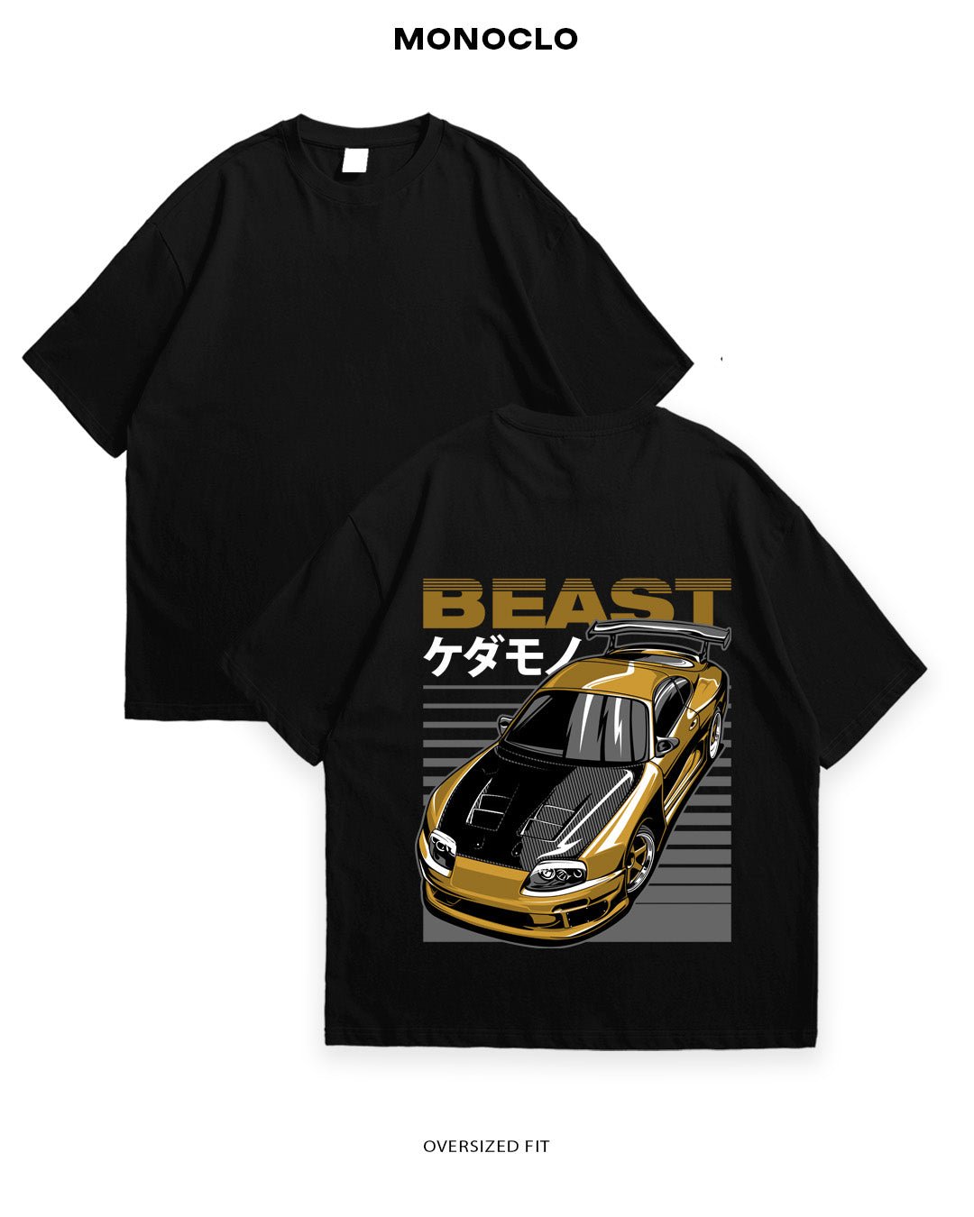 Футболка Monoclo Toyota Supra Gold - MONOCLO UA