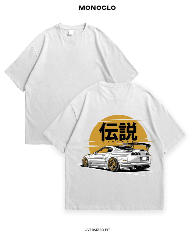 Футболка Monoclo Toyota Supra White - MONOCLO UA