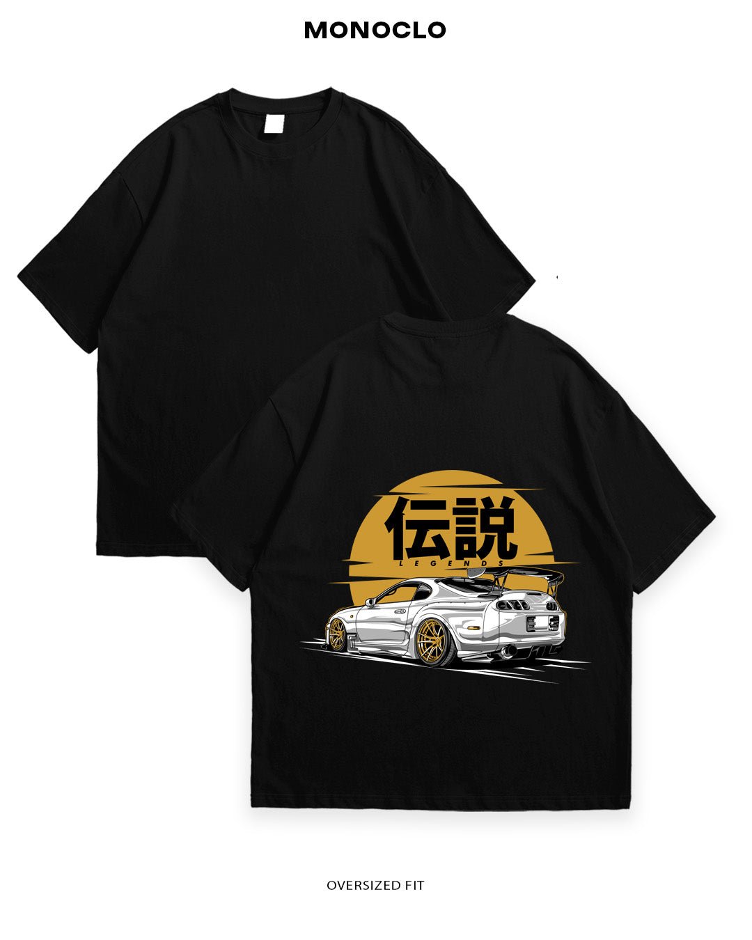Футболка Monoclo Toyota Supra White - MONOCLO UA