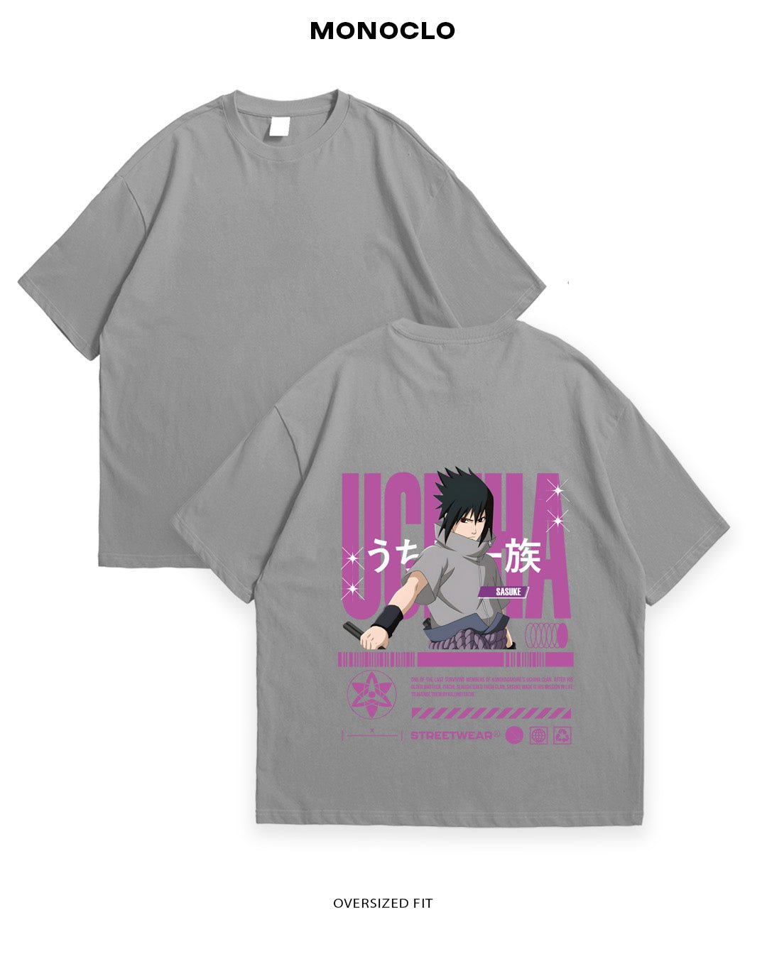 Футболка Monoclo UCHIHA SASUKE - MONOCLO UA