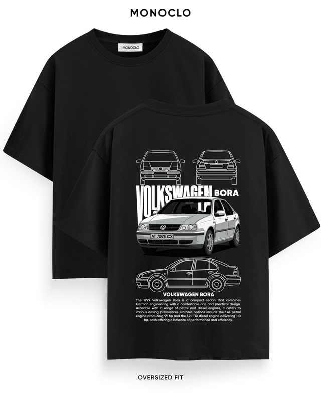 Футболка Monoclo Volkswagen Bora – Чорний