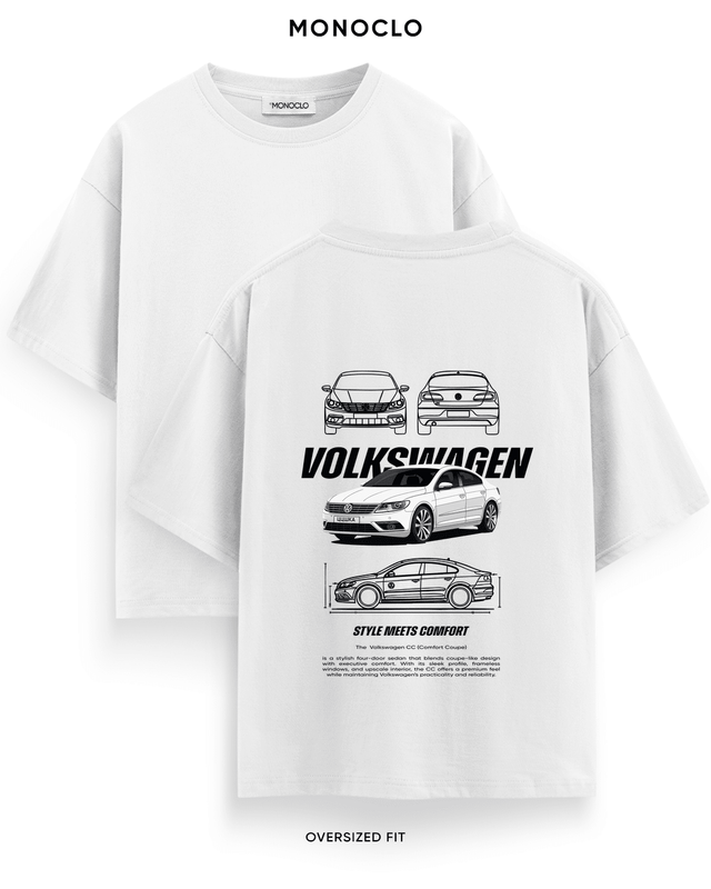Футболка Monoclo Volkswagen CC Style Meets Comfort – Білий