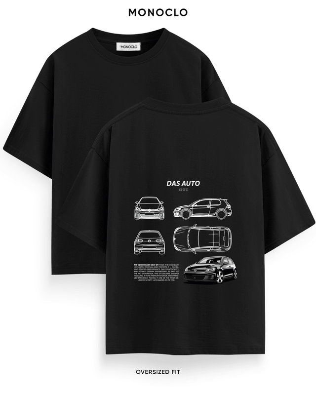 Футболка Monoclo Volkswagen Golf GTI Das Auto – Чорний