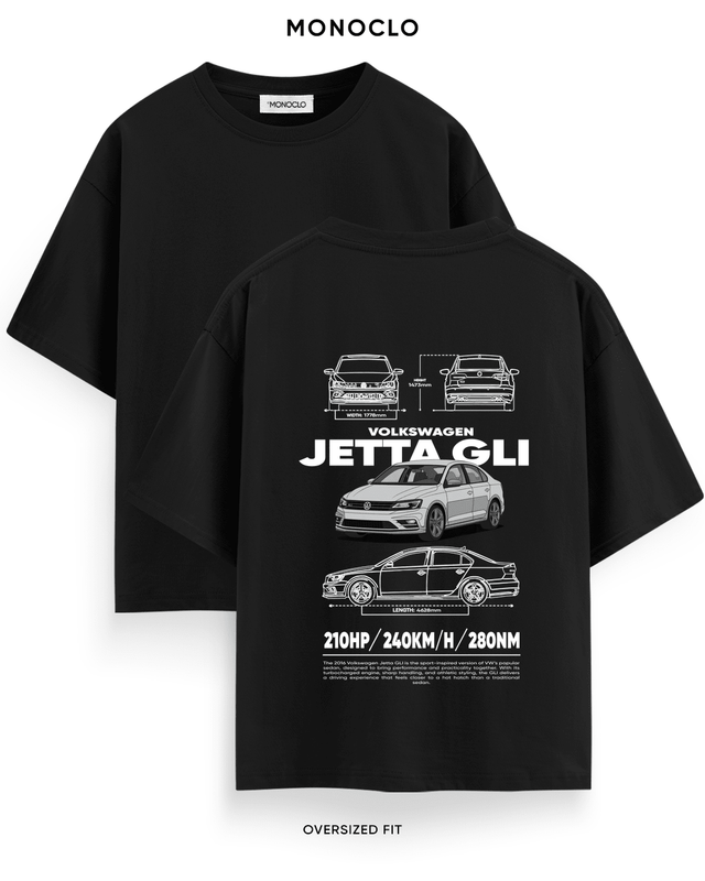 Футболка Monoclo Volkswagen Jetta GLI – Чорний