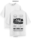 Футболка Monoclo Volkswagen Jetta Stock – Білий