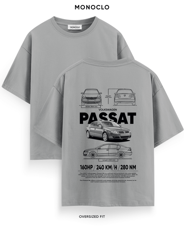 Футболка Monoclo Volkswagen Passat B6 2007 – Сірий