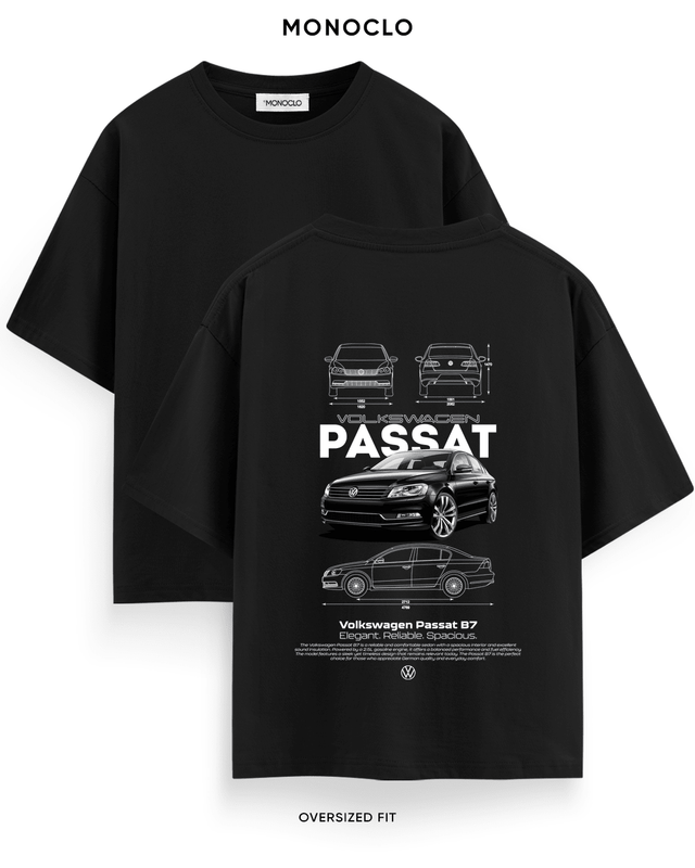 Футболка Monoclo Volkswagen Passat B7 – Чорний