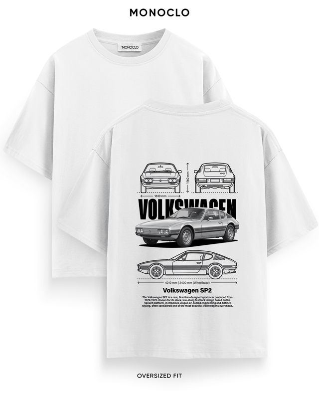 Футболка Monoclo Volkswagen SP2 – Білий