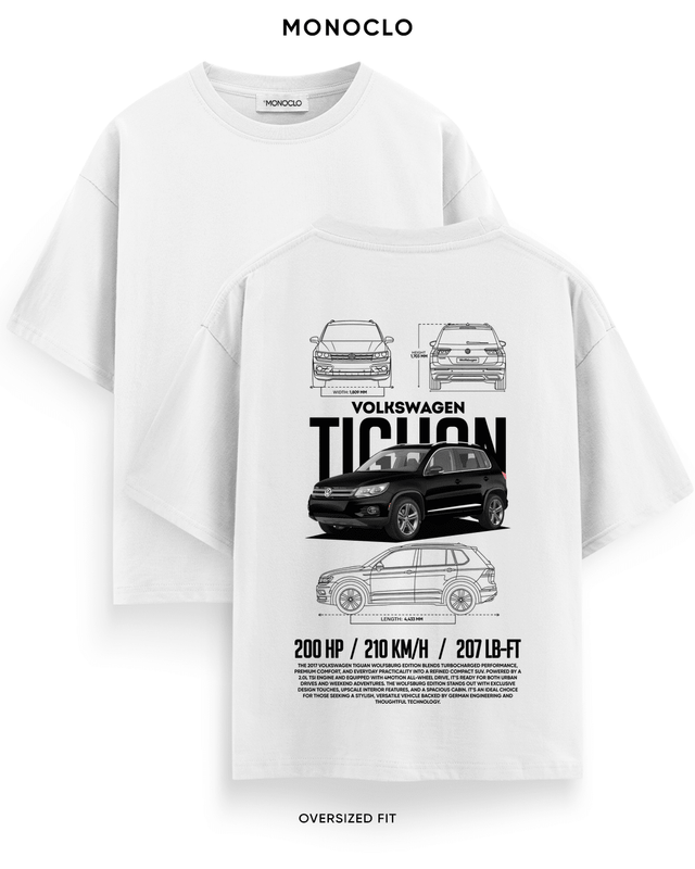 Футболка Monoclo Volkswagen Tiguan Wolfsburg – Білий