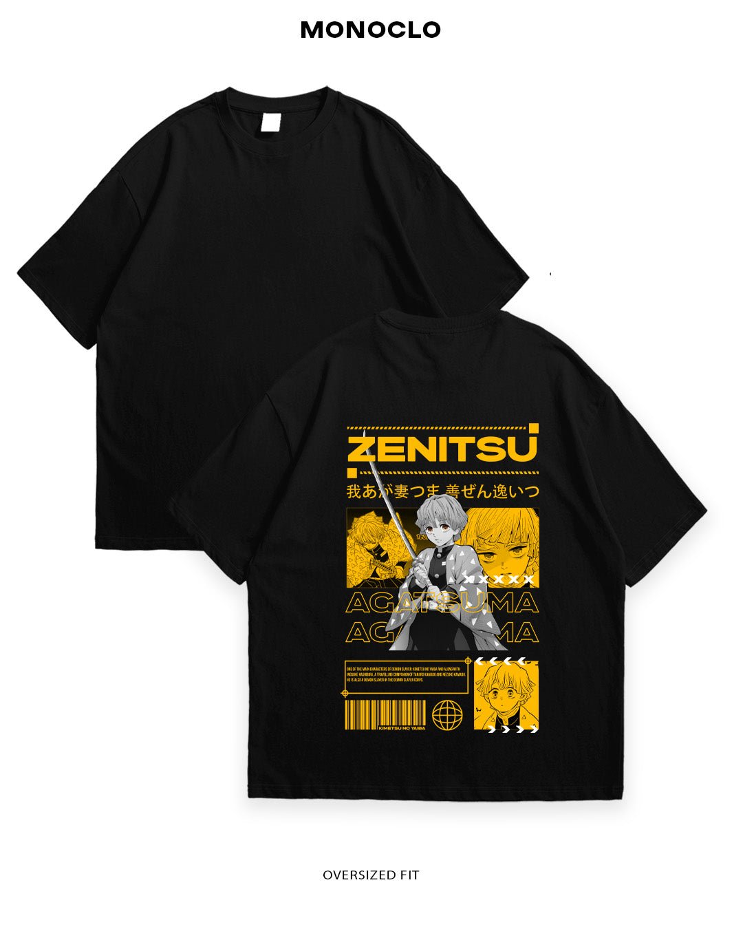 Футболка Monoclo Zenitsu Agatsuma - MONOCLO UA