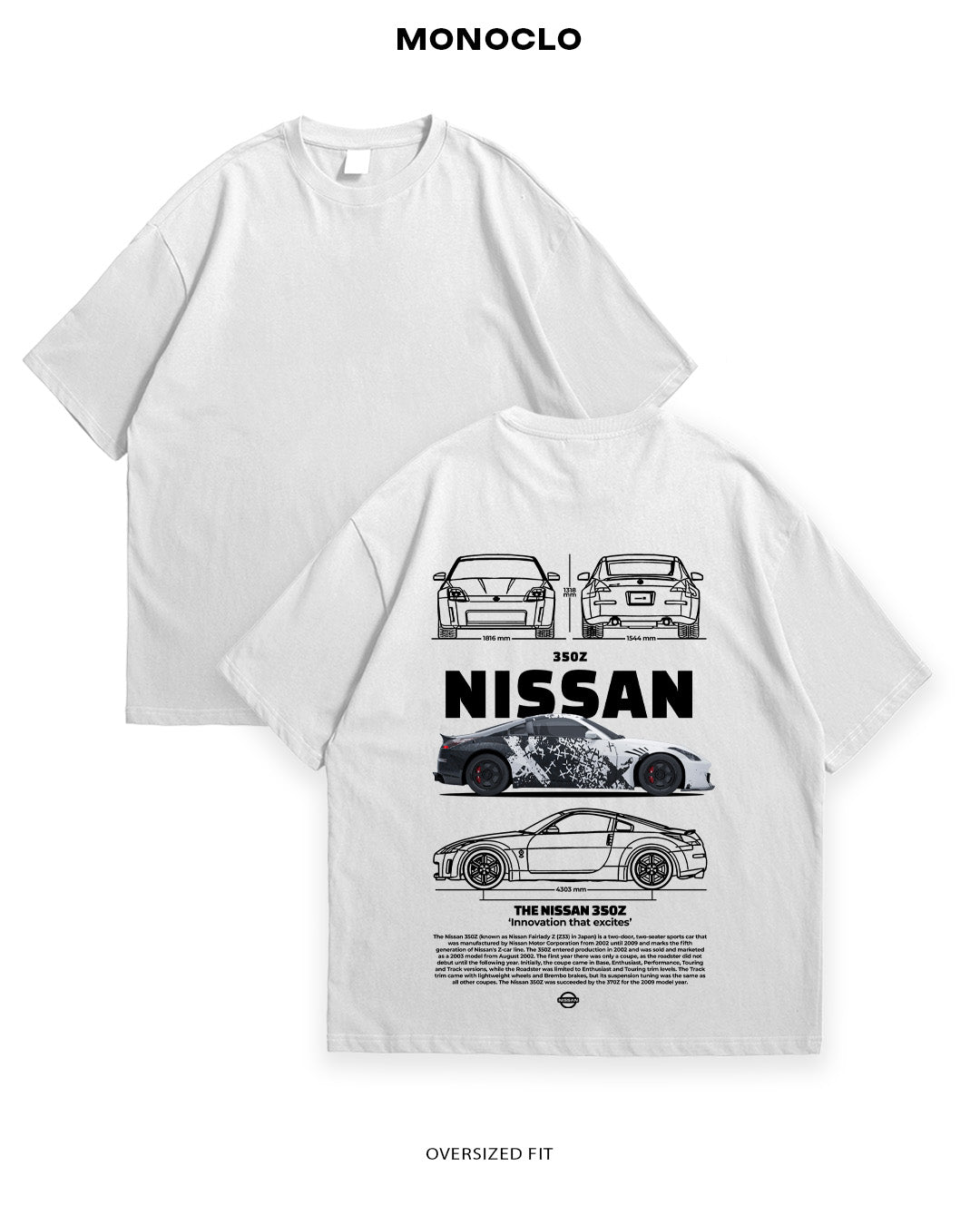 Футболка Nissan 350Z X - MONOCLO UA