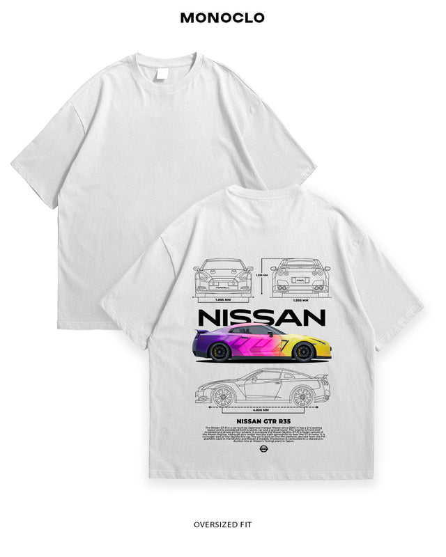 Футболка Nissan GTR R35 Rainbow - MONOCLO UA