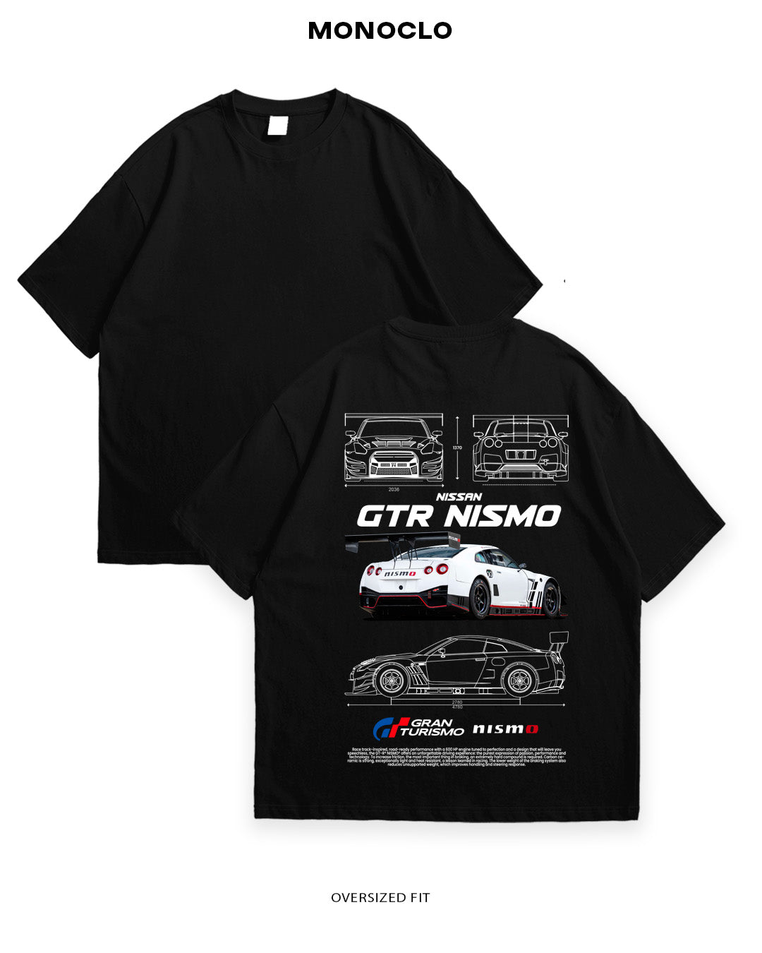 Футболка Nissan Nismo - shop_name Чорний