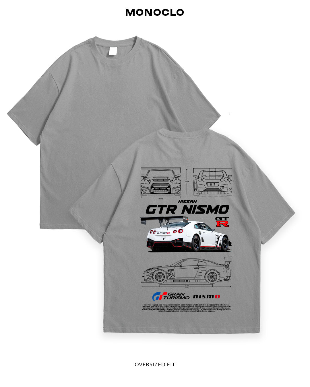 Футболка Nissan Nismo - shop_name Графітовий