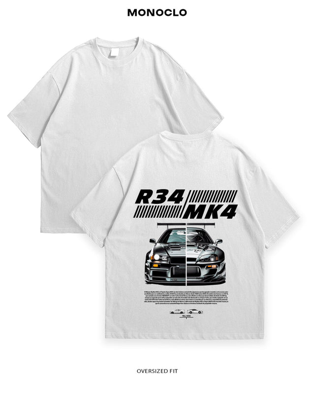 Футболка Nissan R34 x Supra MK4 - MONOCLO UA