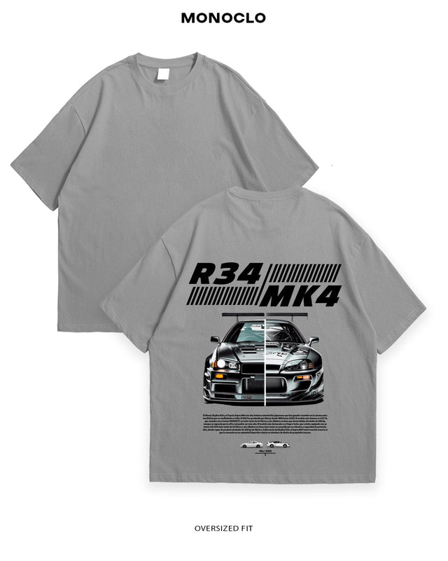 Футболка Nissan R34 x Supra MK4 - MONOCLO UA