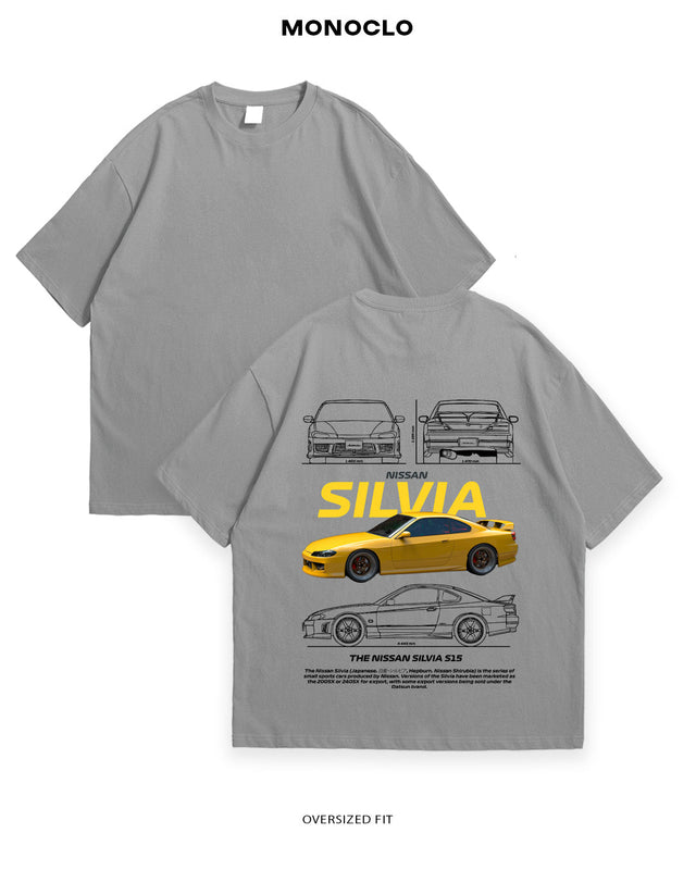 Футболка Nissan Silvia S15 Yellow - MONOCLO UA