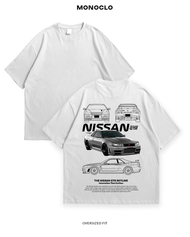 Футболка Nissan Skyline GT - R 2 - MONOCLO UA