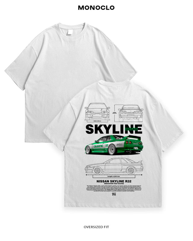 Футболка Nissan Skyline R32 2 - MONOCLO UA