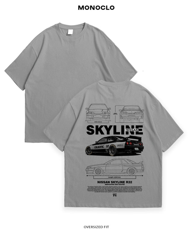 Футболка Nissan Skyline R32 - MONOCLO UA