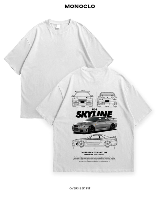 Футболка Nissan Skyline R34 - MONOCLO UA