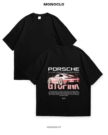 Футболка Porsche 911 Back – Чорний
