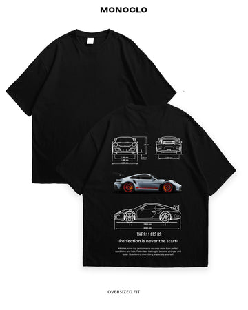 Футболка Porsche 911 Drop – Чорний