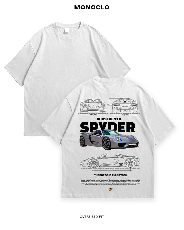 Футболка Porsche 918 Spyder Gray - MONOCLO UA