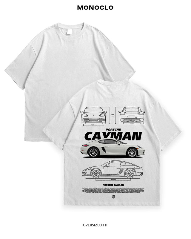 Футболка Porsche Cayman White - shop_name Білий
