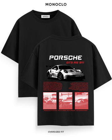 Футболка Porsche GT3 RS 911 Liza – Чорний