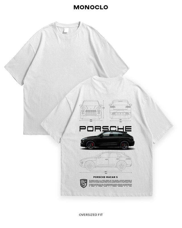 Футболка Porsche Macan S Black - MONOCLO UA