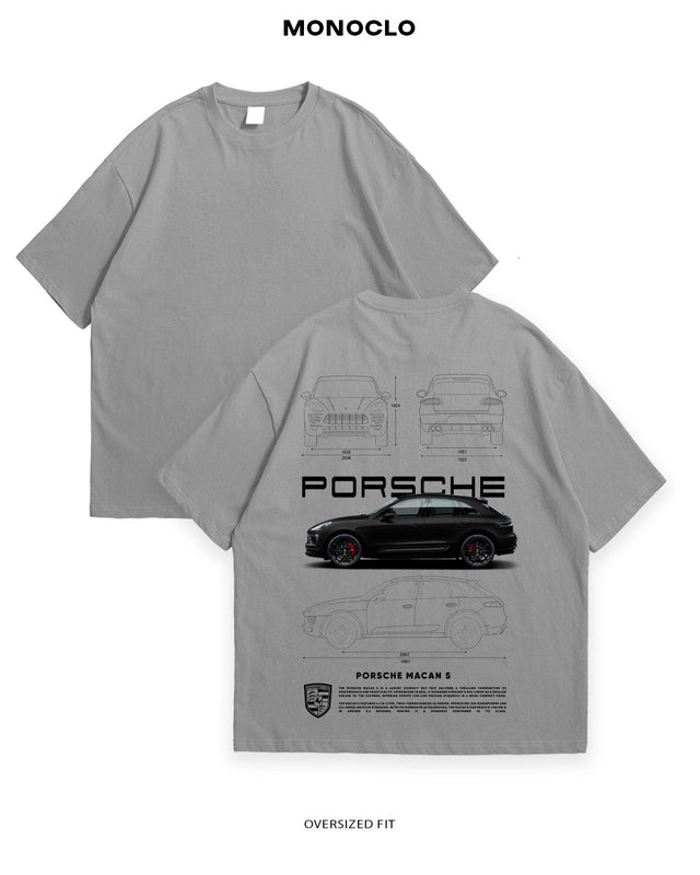 Футболка Porsche Macan S Black - MONOCLO UA