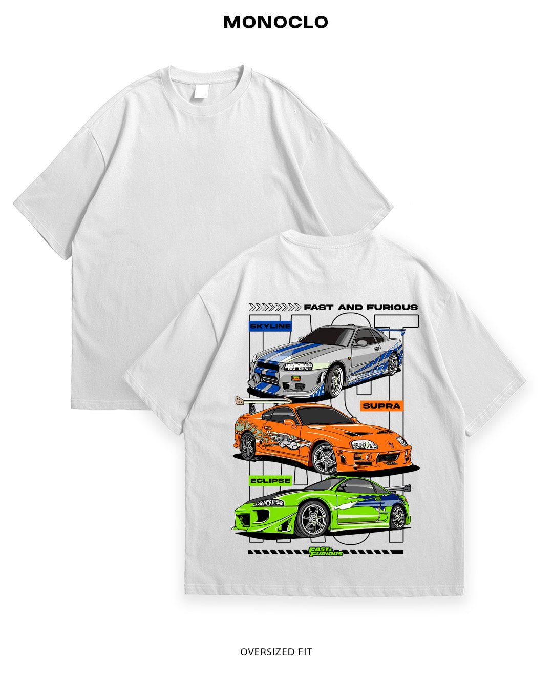Футболка Skyline x Toyota x Mitsubishi - MONOCLO UA