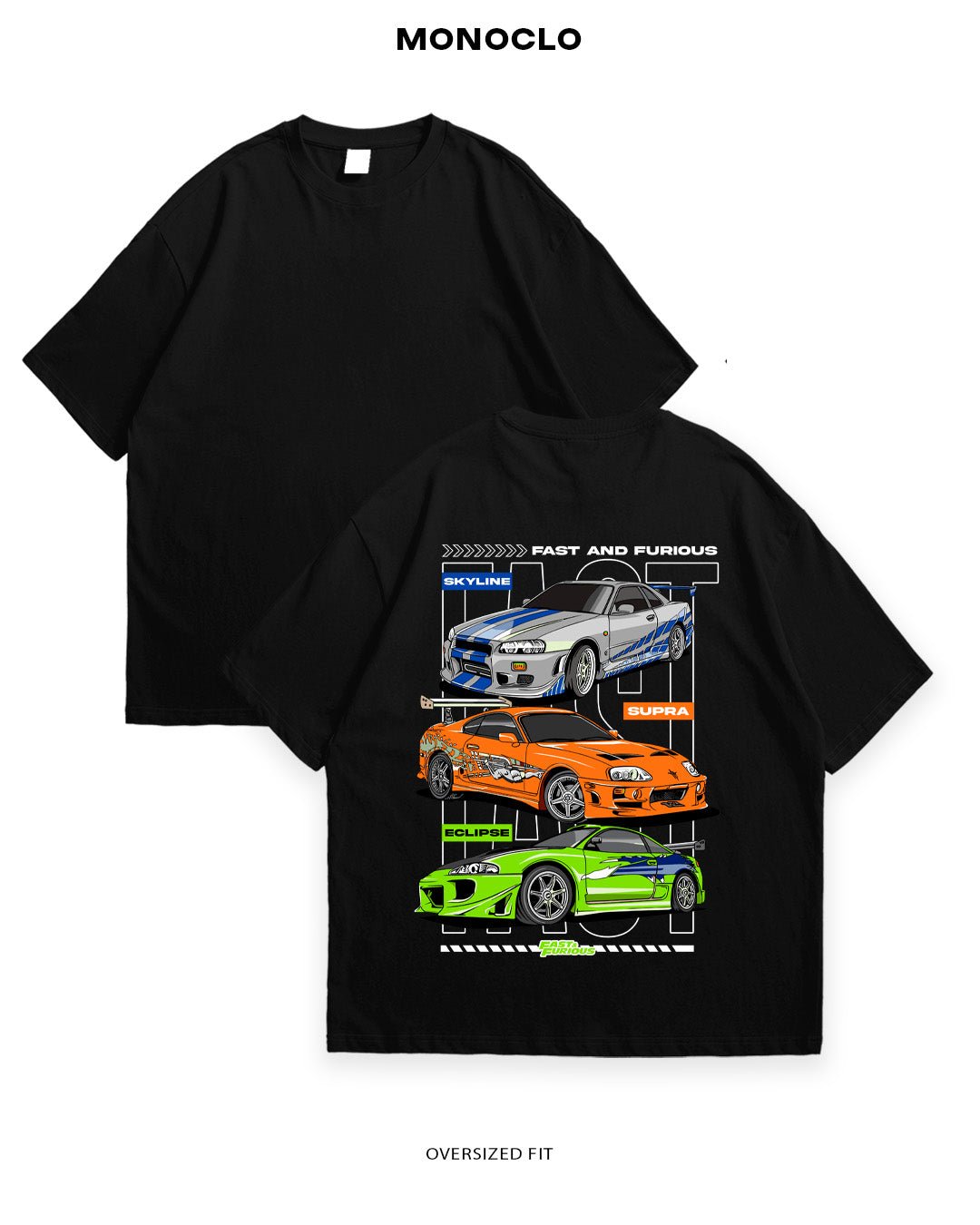 Футболка Skyline x Toyota x Mitsubishi - MONOCLO UA